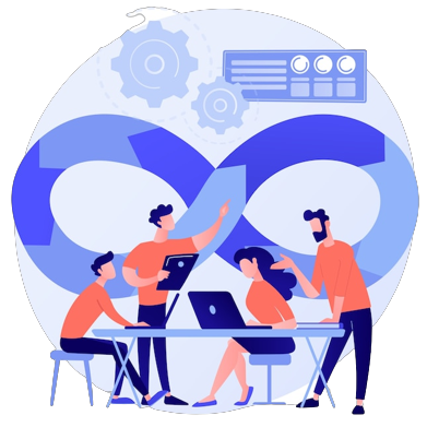 devops-team-abstract-concept-vector-illustration-software-development-team-member-agile-workflow-devops-team-model-it-teamwork-project-management-integrated-practice-abstract-metaphor_335657-2299-remo-1